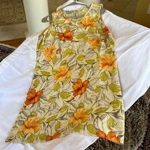 Tommy Bahama 100%washable Silk Shift Dress